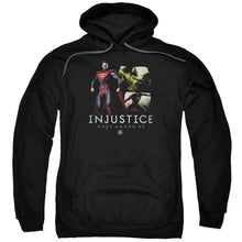 Load image into Gallery viewer, Injustice Gods Among Us Supermans Revenge Mens Hoodie Black