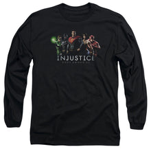 Load image into Gallery viewer, Injustice Gods Among Us Injustice League Mens Long Sleeve Shirt Black Officially Licensed