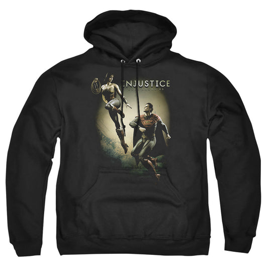 Injustice Gods Among Us Battle Of The Gods Mens Hoodie Black
