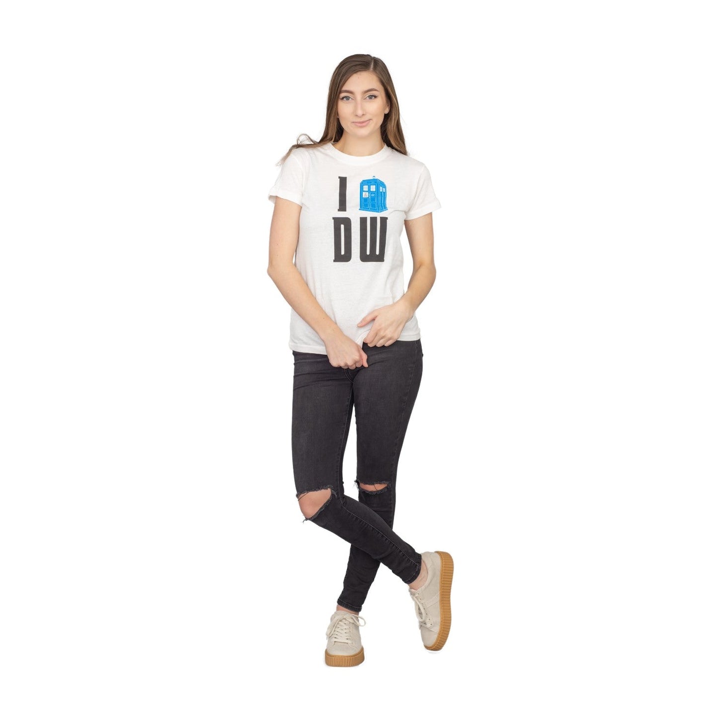 I Heart (Tardis) DW T Shirt