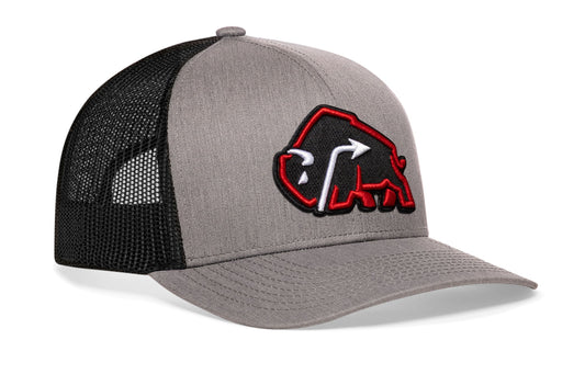 JBR x Haka Red Bison Haka Hat Gray-Black Buffalo Snapback