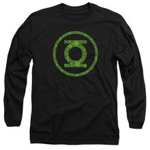 Load image into Gallery viewer, Green Lantern St. Patrick'S Day Shamrock Logo Mens Long Sleeve Shirt Black Officially Licensed