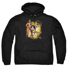 Load image into Gallery viewer, Justice League Of America Wonder Woman Mens Hoodie Black