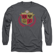Load image into Gallery viewer, Jla Defenders Mens Long Sleeve Shirt Charcoal Officially Licensed