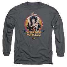 Load image into Gallery viewer, Jla Powerful Woman Mens Long Sleeve Shirt Charcoal Officially Licensed