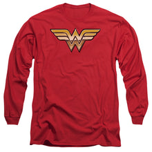 Load image into Gallery viewer, Jla Golden Mens Long Sleeve Shirt Red Officially Licensed