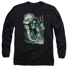 Load image into Gallery viewer, Jla Emerald Energy Mens Long Sleeve Shirt Black Officially Licensed