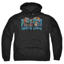 Load image into Gallery viewer, Justice League Of America League Lineup Mens Hoodie Black