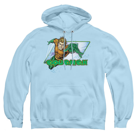 Justice League Of America Aquaman Mens Hoodie Light Blue