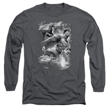 Load image into Gallery viewer, Jla Atmospheric Mens Long Sleeve Shirt Charcoal Officially Licensed
