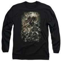 Load image into Gallery viewer, Jla Aftermath Mens Long Sleeve Shirt Black Officially Licensed