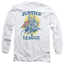 Load image into Gallery viewer, Jla Lets Do This Mens Long Sleeve Shirt White Officially Licensed