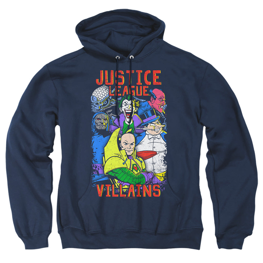 Justice League Of America Villains Mens Hoodie Navy