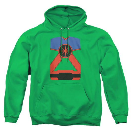 Justice League Of America Martian Mh Mens Hoodie Kelly Green