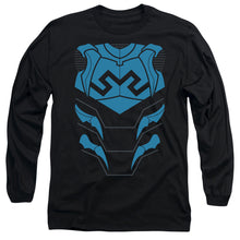 Load image into Gallery viewer, Jla Blue Beetle Mens Long Sleeve Shirt Black Officially Licensed