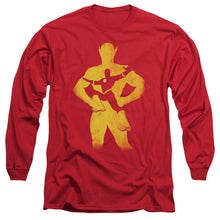 Load image into Gallery viewer, Jla Flash Knockout Mens Long Sleeve Shirt Red Officially Licensed