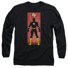 Load image into Gallery viewer, Jla Flash Block Mens Long Sleeve Shirt Black Officially Licensed