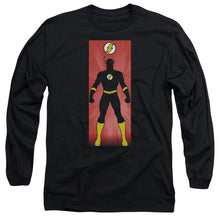 Load image into Gallery viewer, Jla Flash Block Mens Long Sleeve Shirt Black Officially Licensed