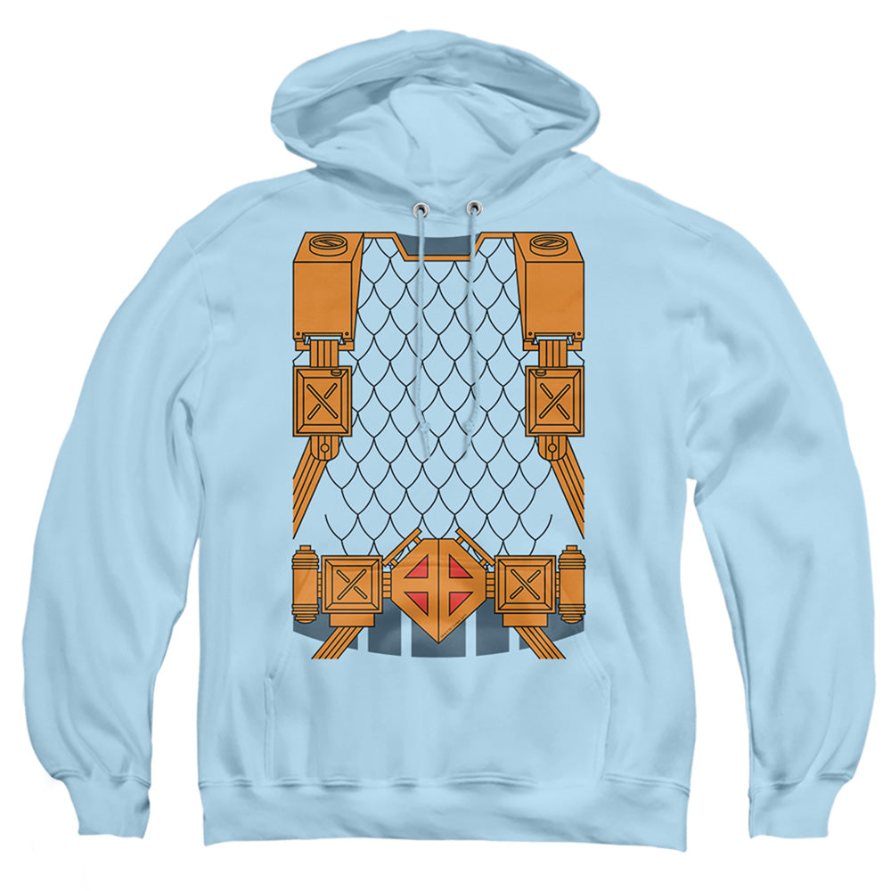 Justice League Of America Deathstroke Uniform Mens Hoodie Light Blue