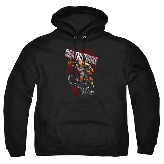 Justice League Of America Blood Splattered Mens Hoodie Black