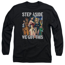 Load image into Gallery viewer, Jla Heroines Mens Long Sleeve Shirt Black Officially Licensed