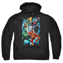 Load image into Gallery viewer, Justice League Of America Electric Team Mens Hoodie Black