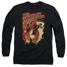 Load image into Gallery viewer, Jla Scarlet Speedster Mens Long Sleeve Shirt Black Officially Licensed