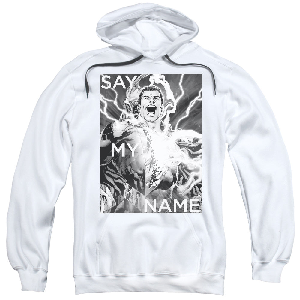 Justice League Say My Name Mens Hoodie White