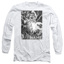 Load image into Gallery viewer, Jla Say My Name Mens Long Sleeve Shirt White Officially Licensed