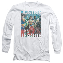 Load image into Gallery viewer, Jla Hall Of Justice Mens Long Sleeve Shirt White Officially Licensed