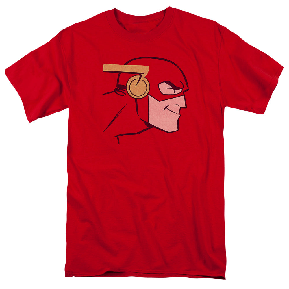 Justice League Of America Cooke Head Mens T Shirt Red