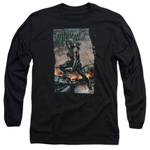 Load image into Gallery viewer, Jla Fire And Rain Mens Long Sleeve Shirt Black Officially Licensed