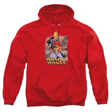 Load image into Gallery viewer, Justice League Of America Wonder Woman Mens Hoodie Red