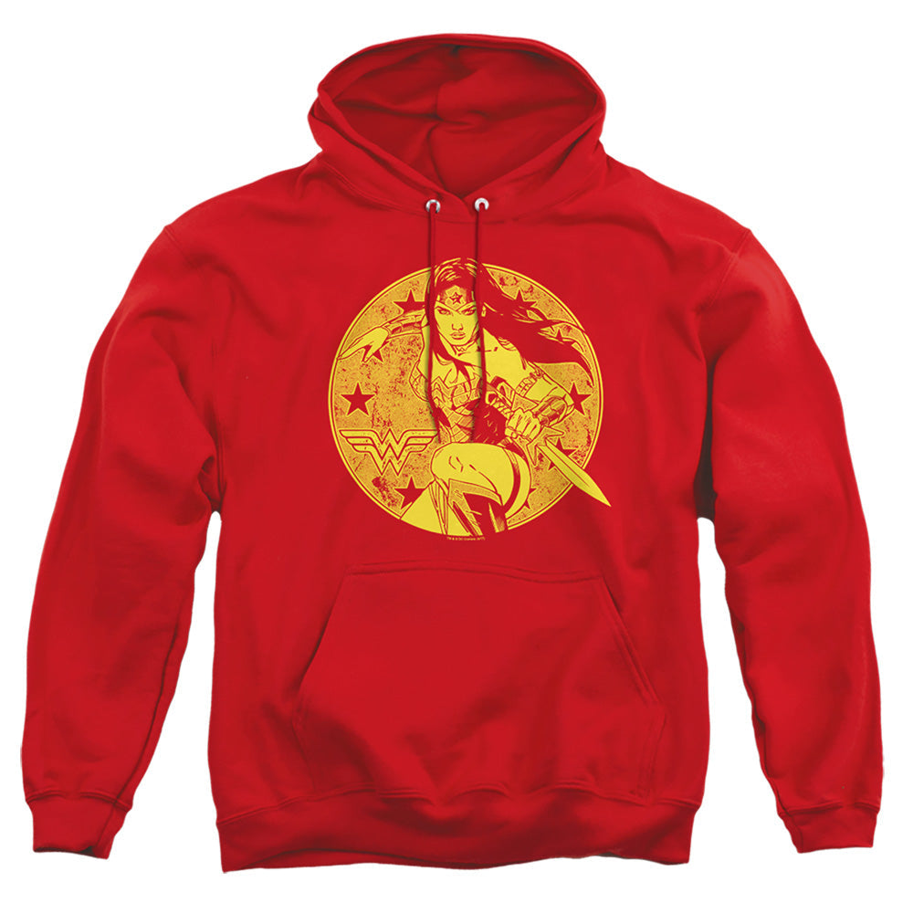 Justice League Of America Young Wonder Mens Hoodie Red