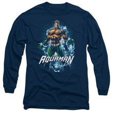 Load image into Gallery viewer, Jla Water Powers Mens Long Sleeve Shirt Navy Officially Licensed