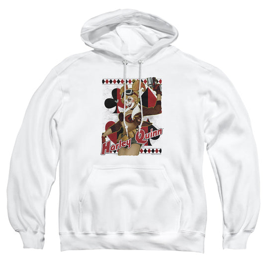 Justice League Of America Harley Bombshetll Mens Hoodie White