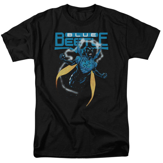 Justice League Of America Blue Beetle Mens T Shirt Black
