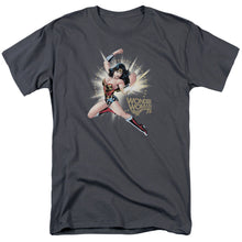 Load image into Gallery viewer, Wonder Woman Ww75 The Bracelets Of Submission Mens T Shirt Charcoal