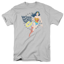 Load image into Gallery viewer, Wonder Woman Simple 75 Mens T Shirt Silver