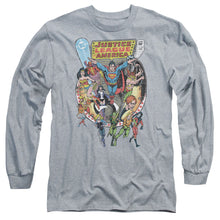 Load image into Gallery viewer, Jla Team Up Mens Long Sleeve Shirt Athletic Heather Officially Licensed