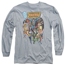Load image into Gallery viewer, Jla Team Up Mens Long Sleeve Shirt Athletic Heather Officially Licensed