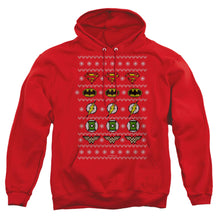 Load image into Gallery viewer, Justice League Of America Justice Shields Christmas Sweater
Mens Hoodie Red