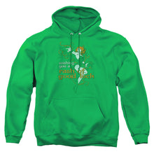 Load image into Gallery viewer, Justice League Of America Rash Of Good Luck Mens Hoodie Kelly Green