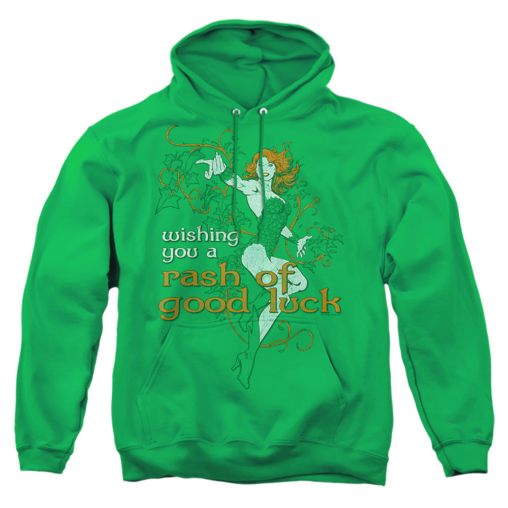 Justice League Of America Rash Of Good Luck Mens Hoodie Kelly Green