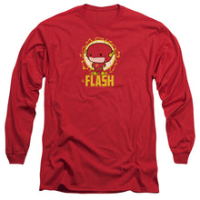 Load image into Gallery viewer, Dc Flash Flash Chibi Mens Long Sleeve Shirt Red Officially Licensed