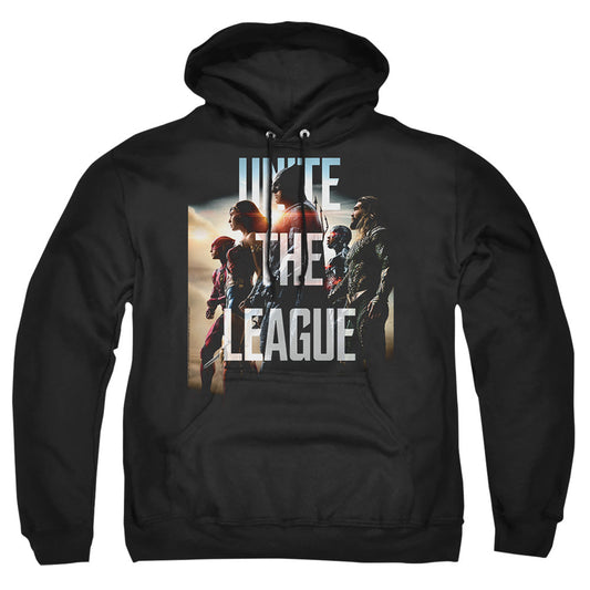 Justice League Movie Dawn Mens Hoodie Black