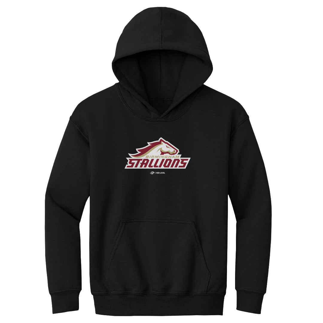 Birmingham Stallions Primary Logo WHT