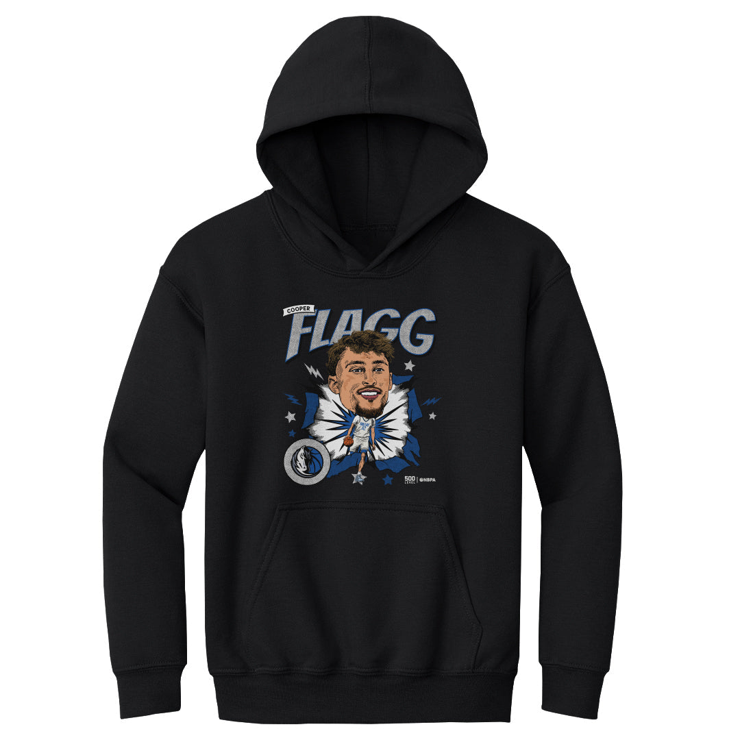 Cooper Flagg Dallas Mavericks Caricature WHT