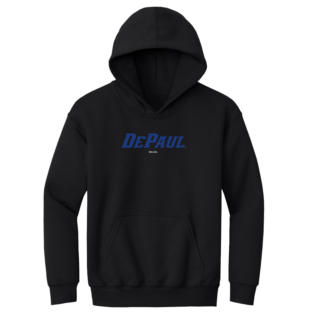 DePaul Blue Demons Wordmark Royal WHT