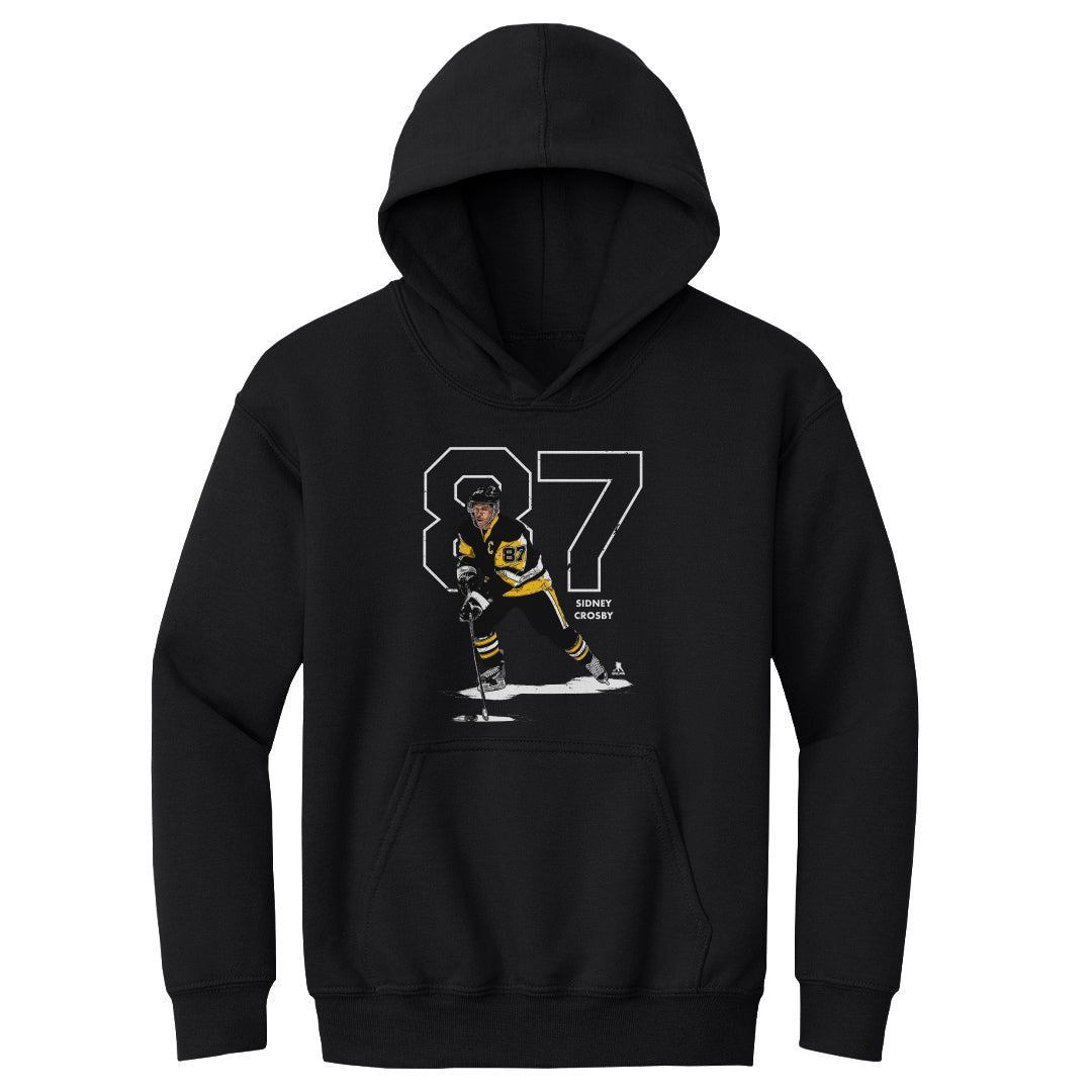 Sidney Crosby Outline W WHT